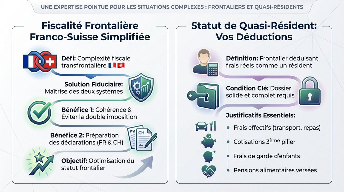 Expertise fiscale pour frontaliers et quasi-résidents à Genève
