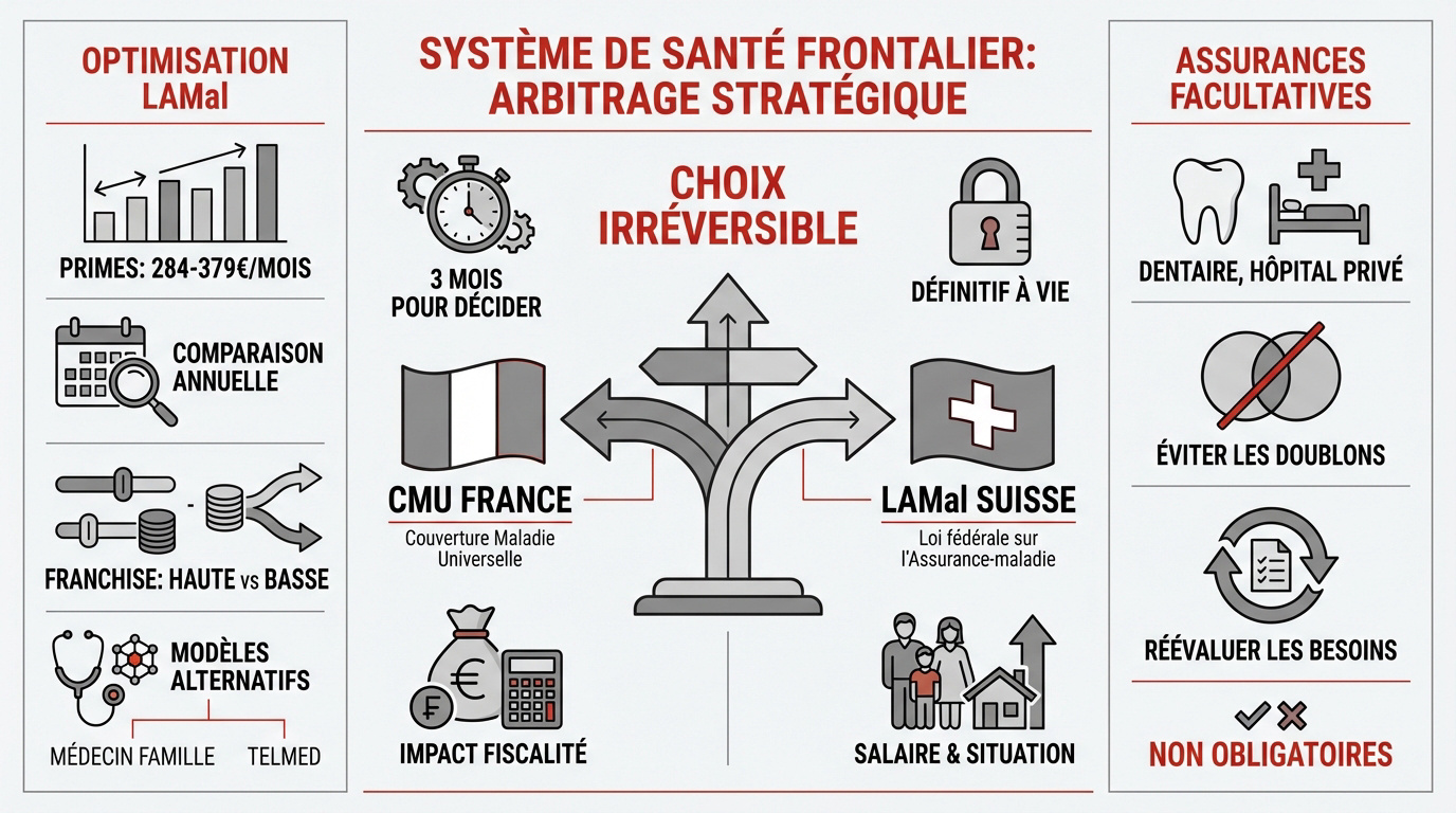 Système de santé et assurance maladie pour les frontaliers en Suisse