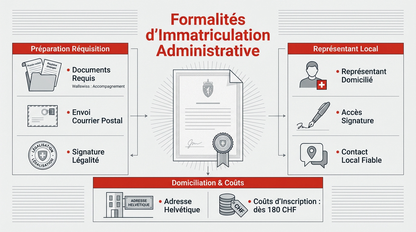 Étapes administratives pour l'immatriculation d'une succursale en Suisse