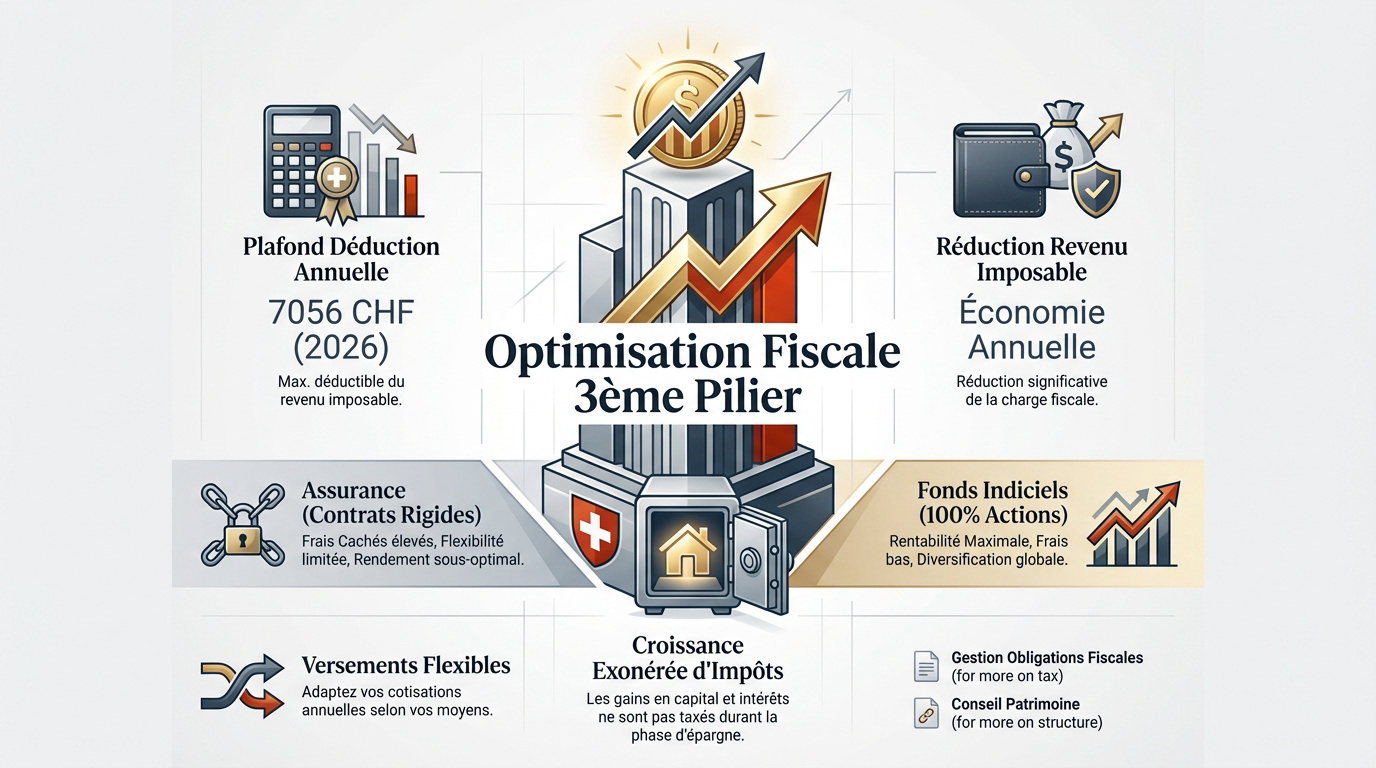 Optimisation fiscale et investissement dans le 3ème pilier en Suisse