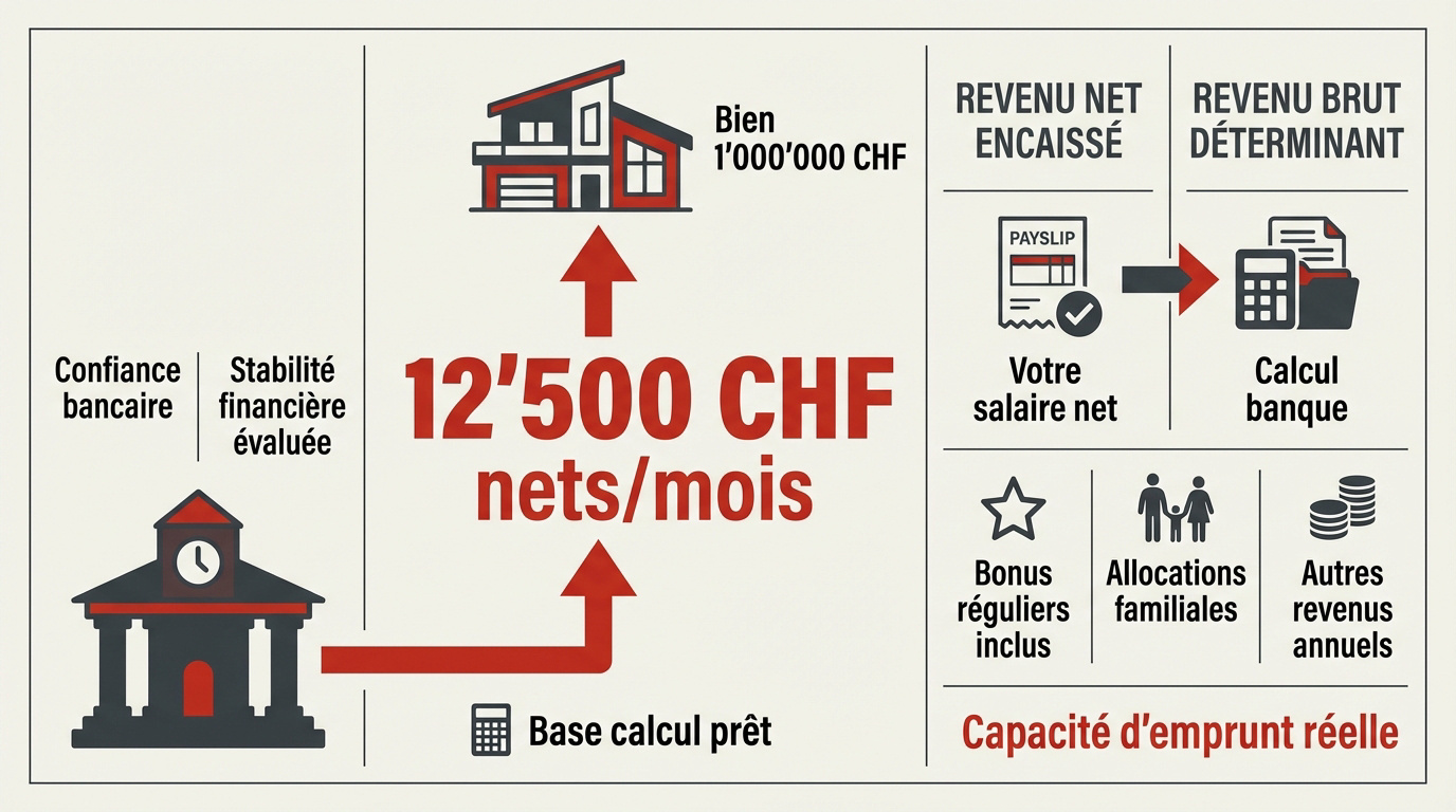Seuil de revenu pour l'achat immobilier en Suisse