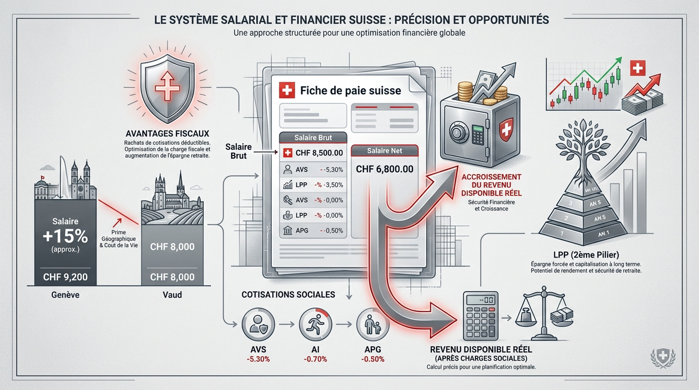 Optimisation du système salarial et financier pour frontalier suisse