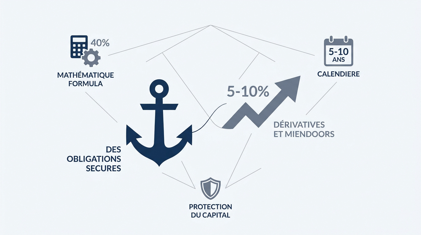 Équilibre financier entre sécurité obligataire et performance des produits dérivés