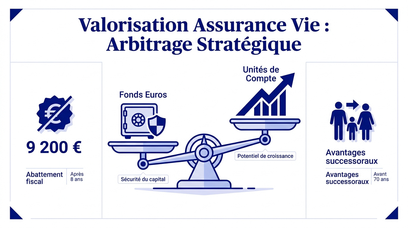 Stratégie d'arbitrage et optimisation des supports en assurance vie
