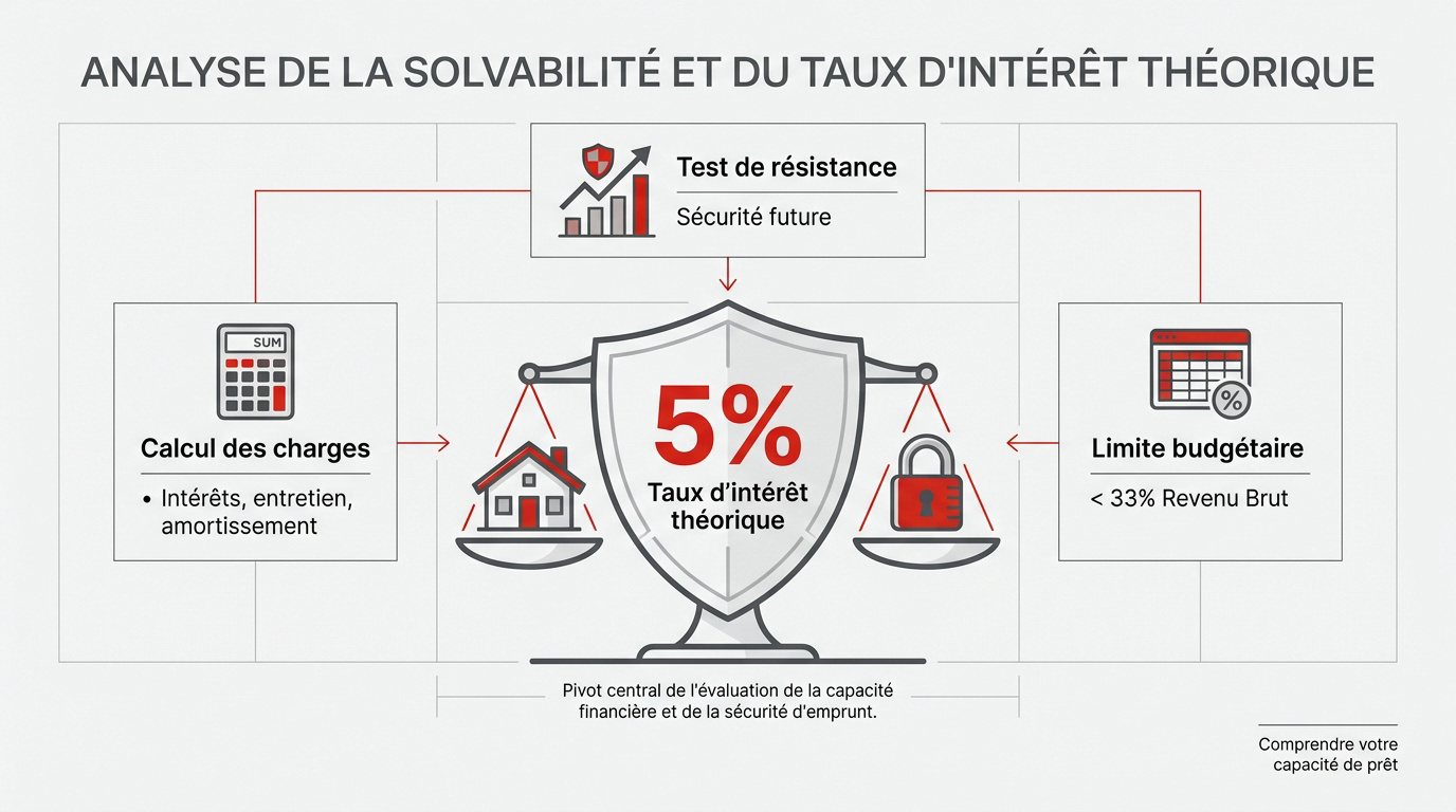 Analyse de la solvabilité bancaire et calcul du taux d'intérêt théorique en Suisse