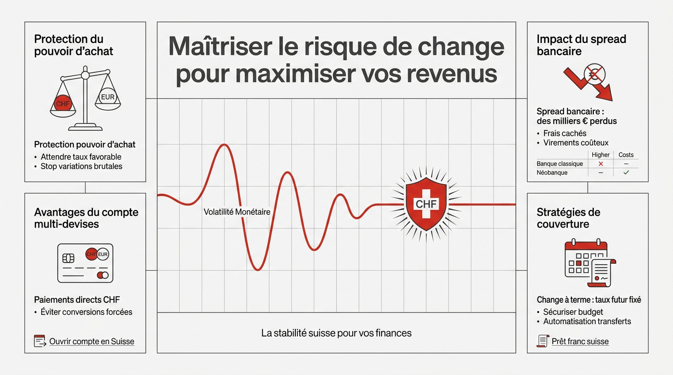 Gestion des devises CHF et EUR pour frontalier suisse
