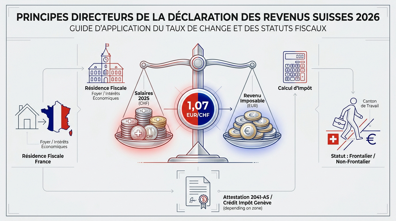 Guide pratique pour la déclaration des revenus suisses en France pour l'année 2026