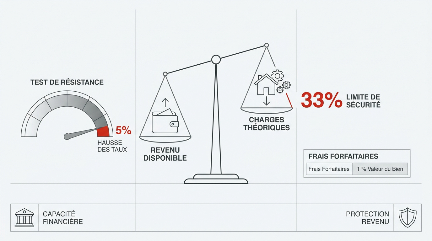 Analyse de la capacité financière et ratio revenus charges pour une hypothèque en Suisse