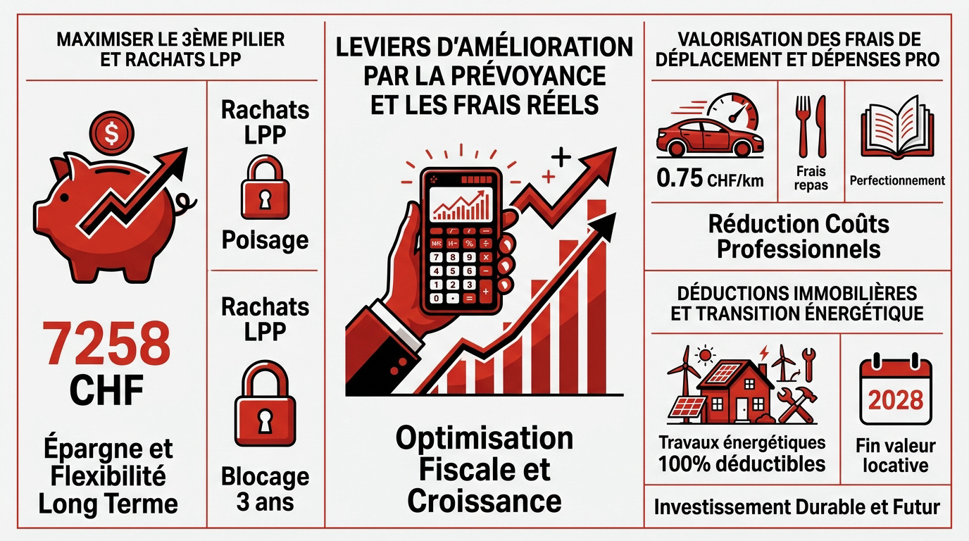 Optimisation fiscale et leviers de croissance pour frontaliers suisses