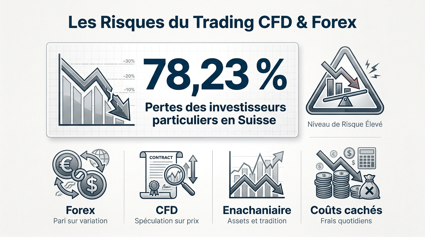 Statistiques de pertes de 78,23 pour cent sur le trading de CFD et Forex
