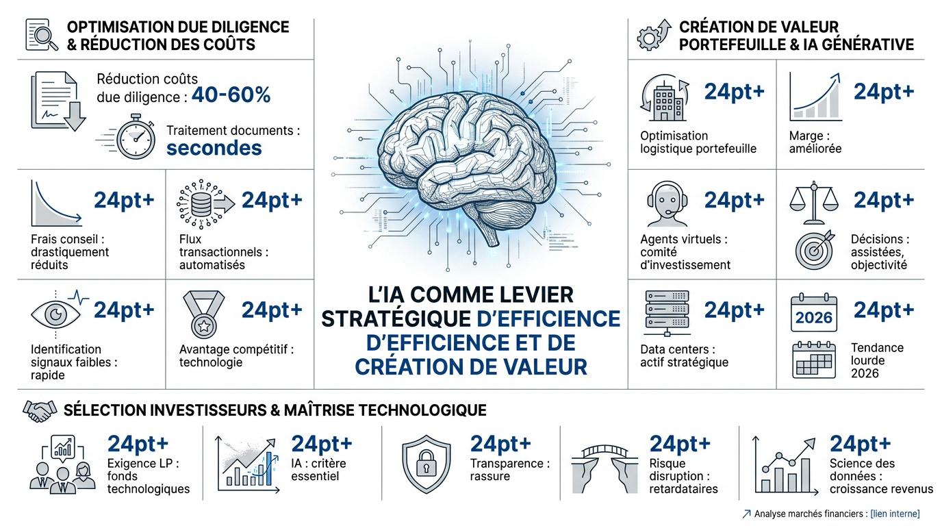 Intelligence artificielle optimisant les processus de due diligence en private equity